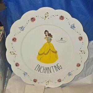 Rae Dunn Disney Belle Plate